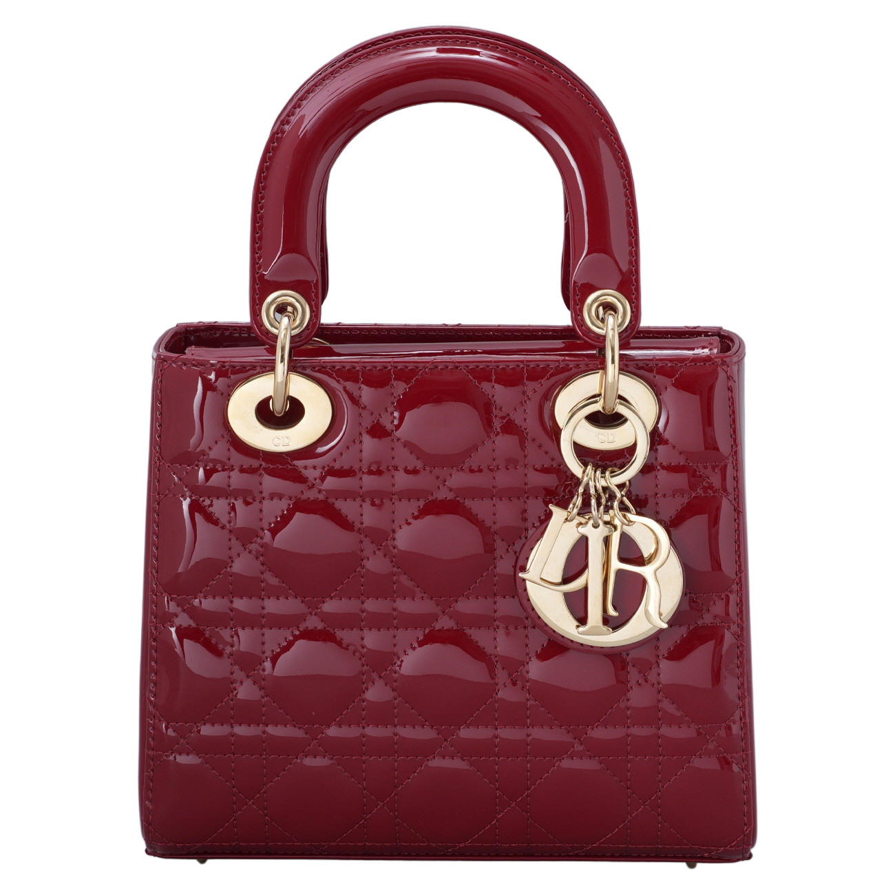 CHRISTIAN DIOR(USED)크리스찬디올 레이디디올 페이던트 스몰 레드